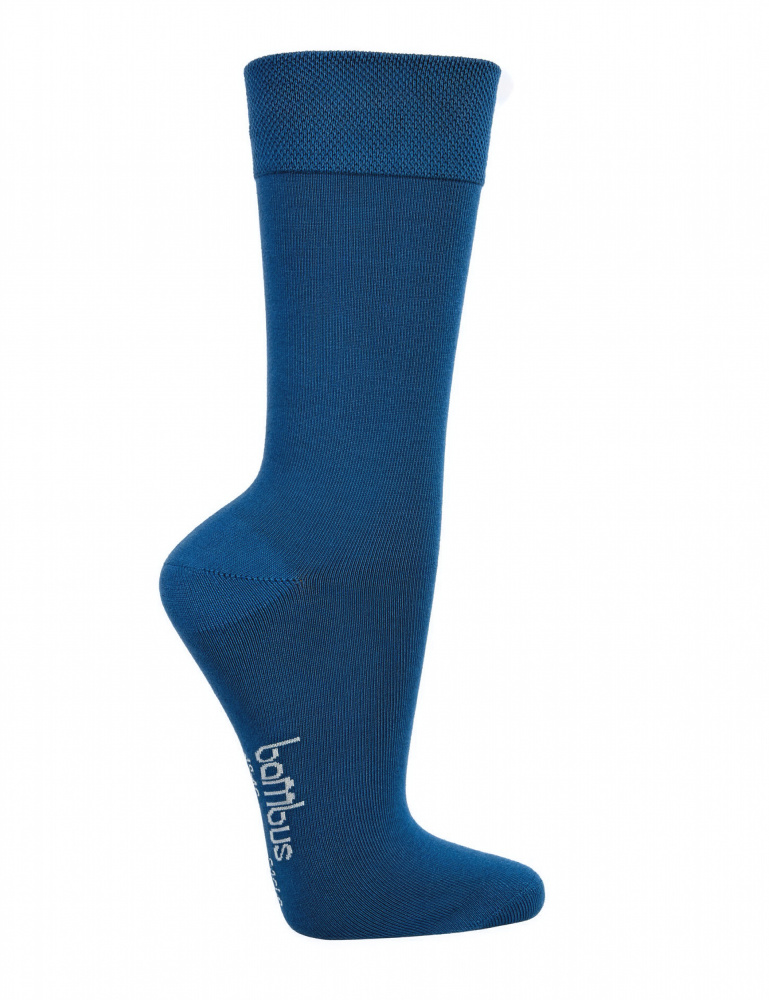 Bambus-Socken 3 Paar, blau, 39-42