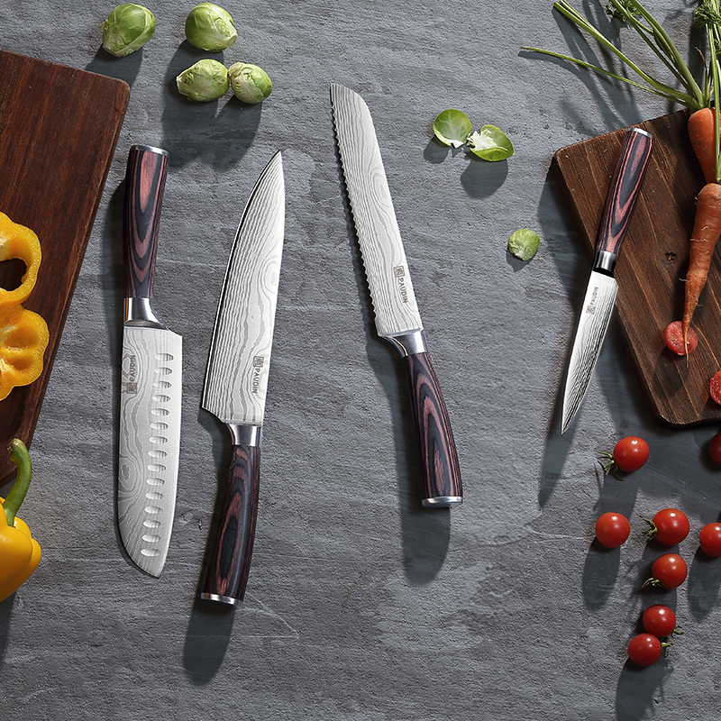 Küchenmesser-Set von Paudin, 4-teilig