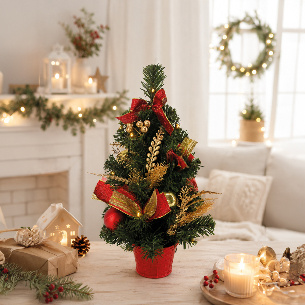LED-Weihnachtsbäumchen mit Timerfunktion
