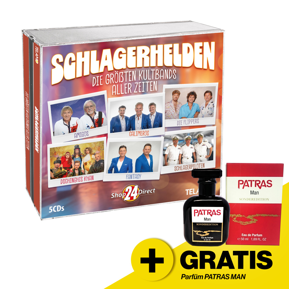 Das Remix Album 2026 + Schlagerhelden - Die größten Kultbands aller Zeiten + GRATIS Parfüm