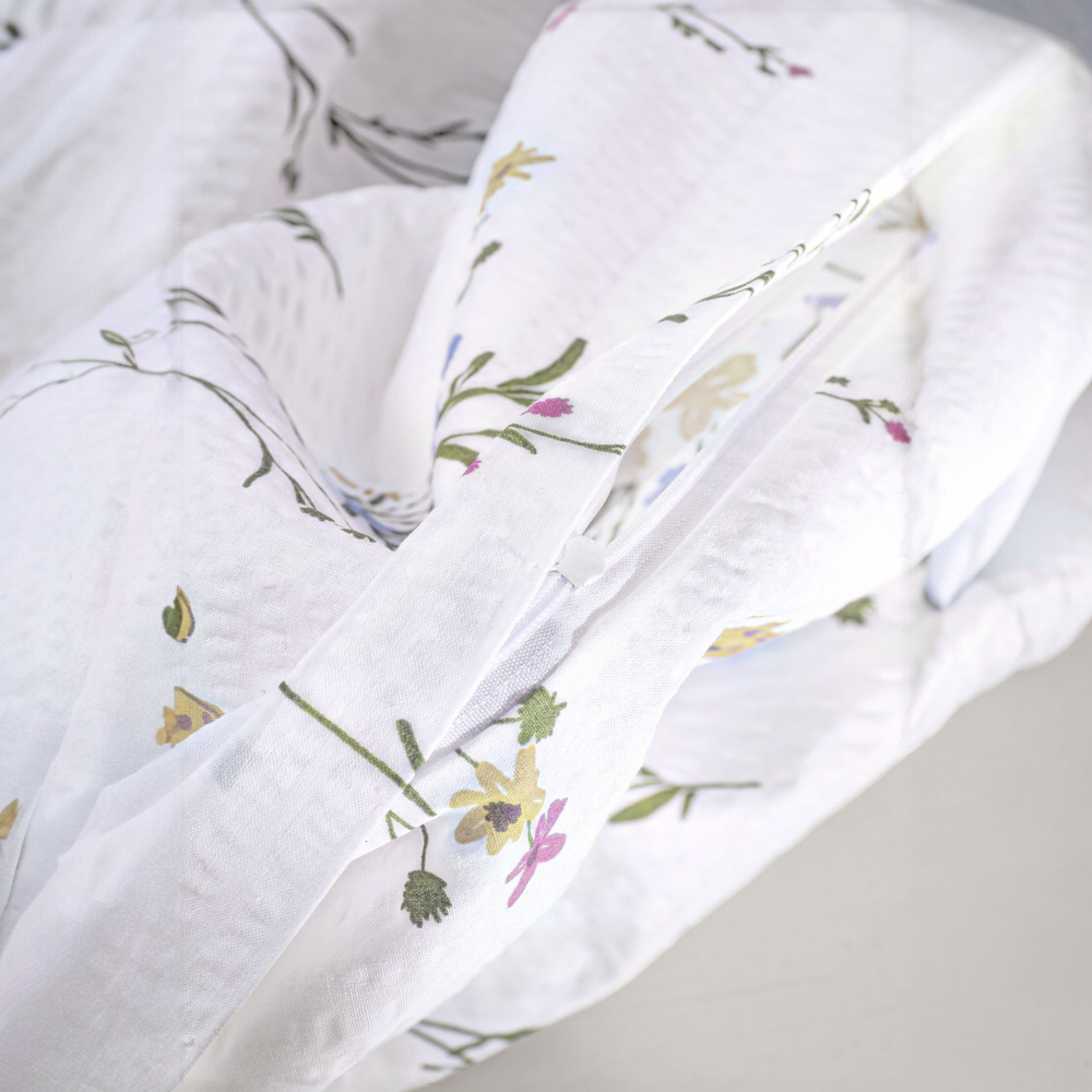 Doppelset Seersucker-Bettwäsche Frühlingsbrise, 135x200cm