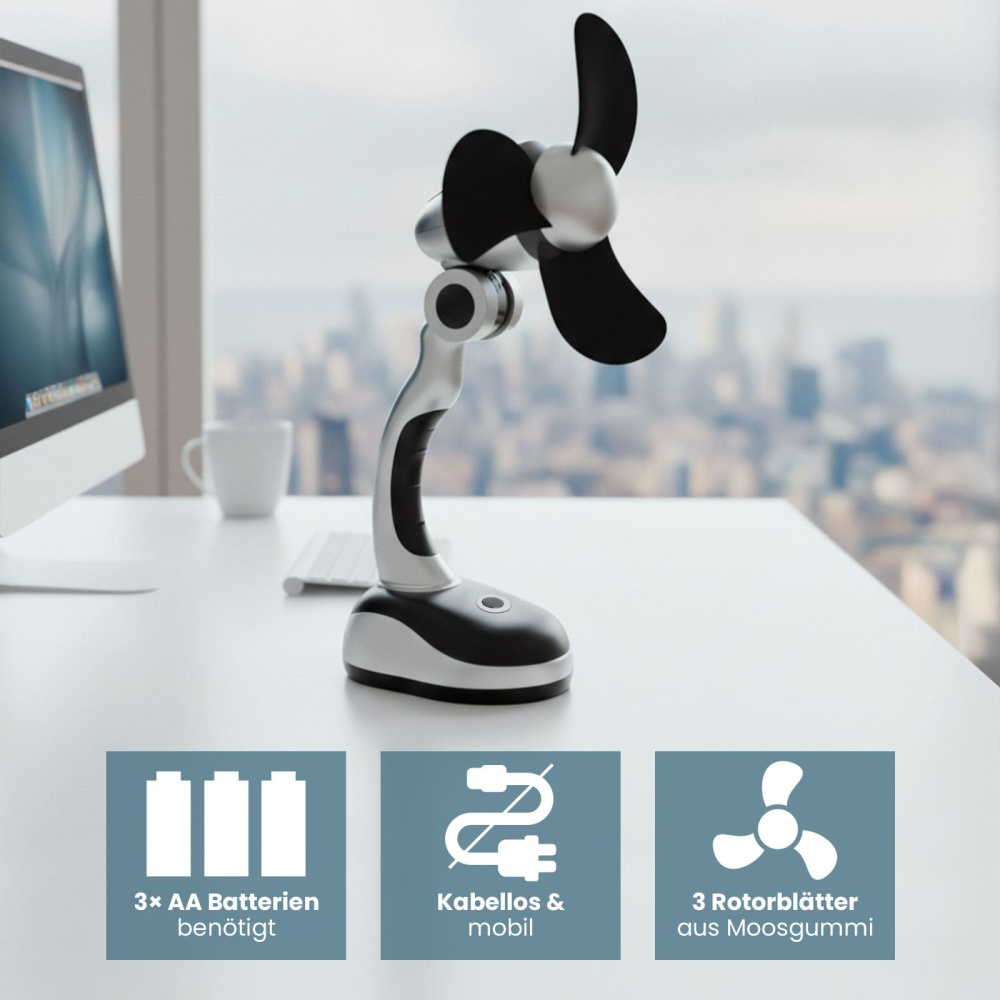 Hand- und Stand-Ventilator