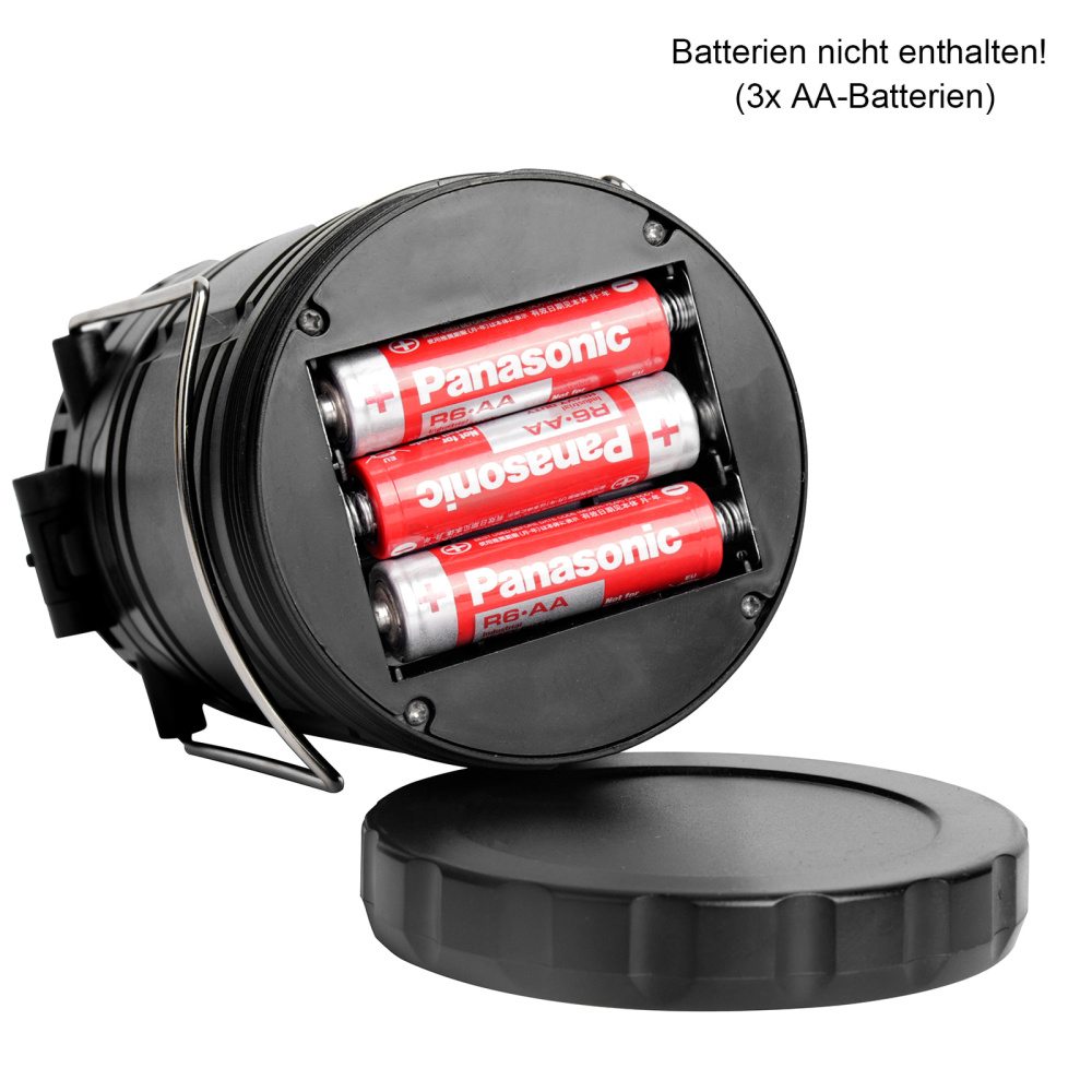 Praktische Lampe mit Ventilator
