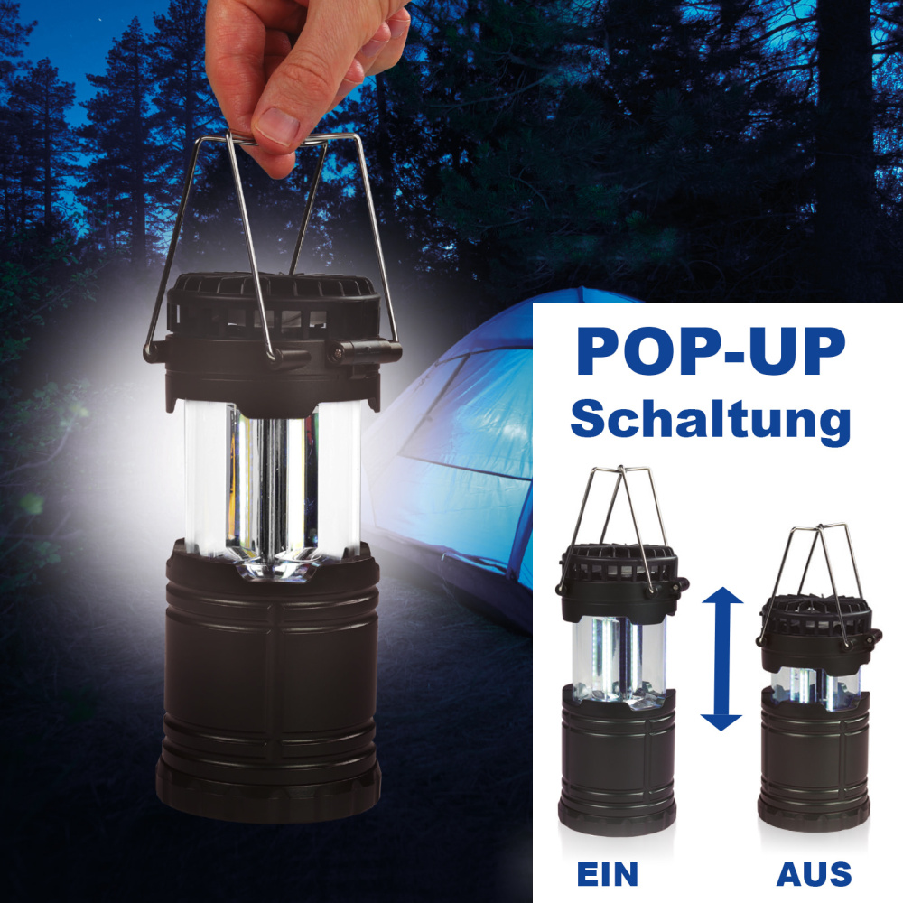 Praktische Lampe mit Ventilator