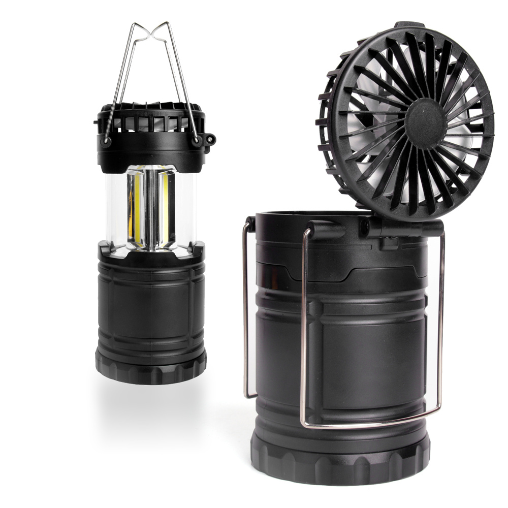 Praktische Lampe mit Ventilator