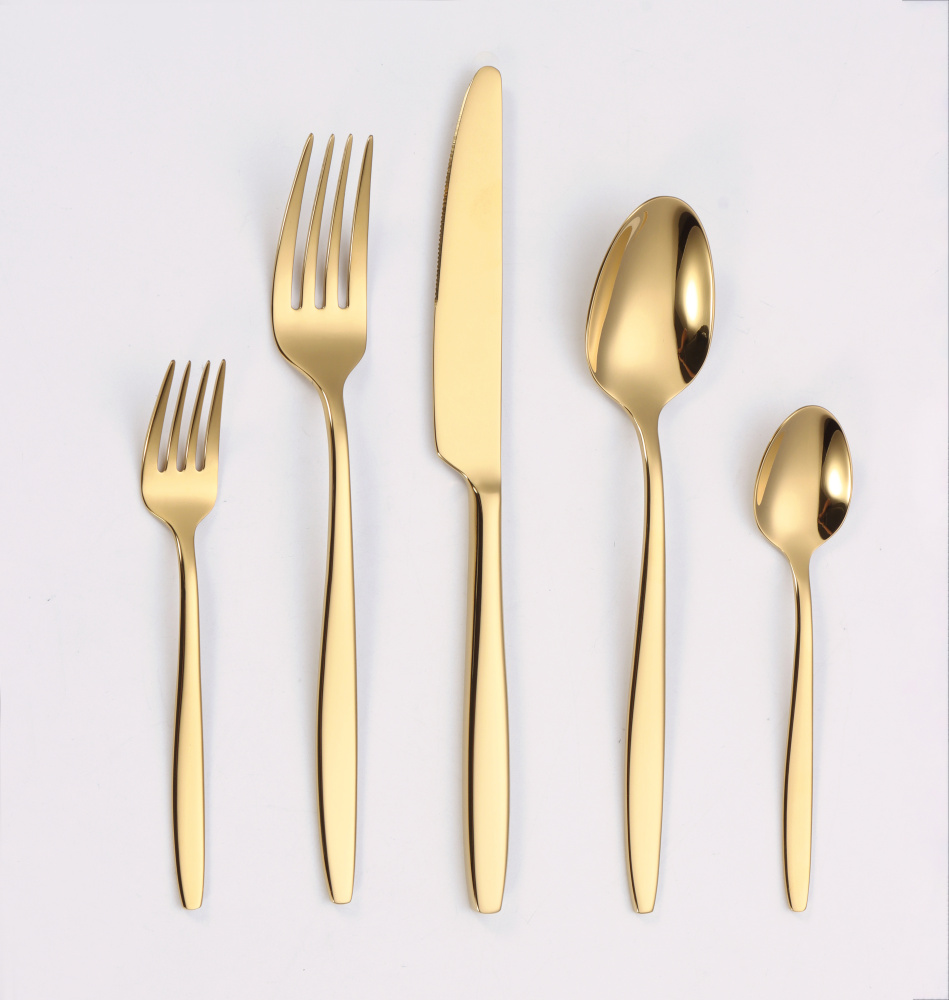 Produktabbildung: Besteckset "Goldoria" 30-teilig, vergoldet