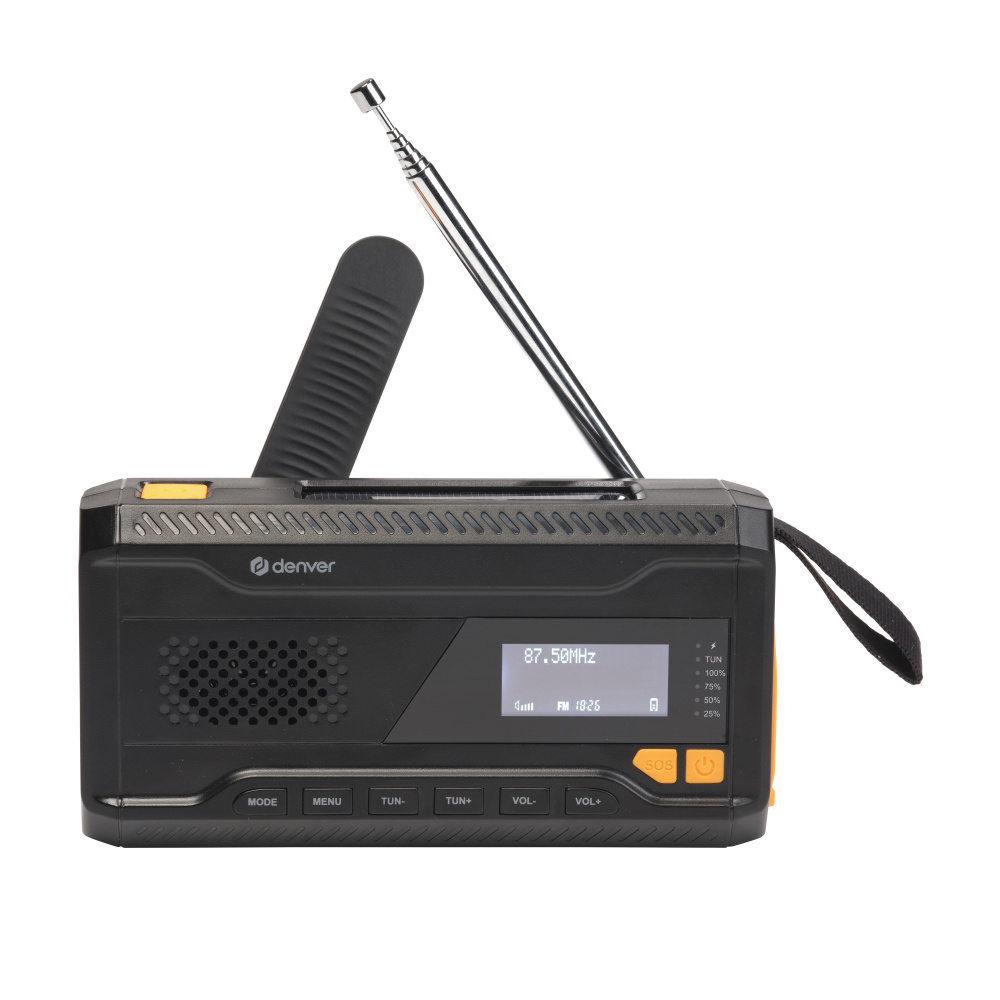 Notfallradio mit DAB+ und Taschenlampe