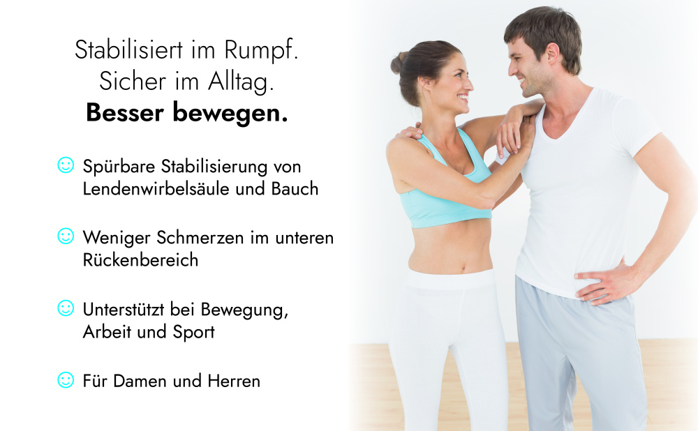 Bauch- und Rückenstützgürtel