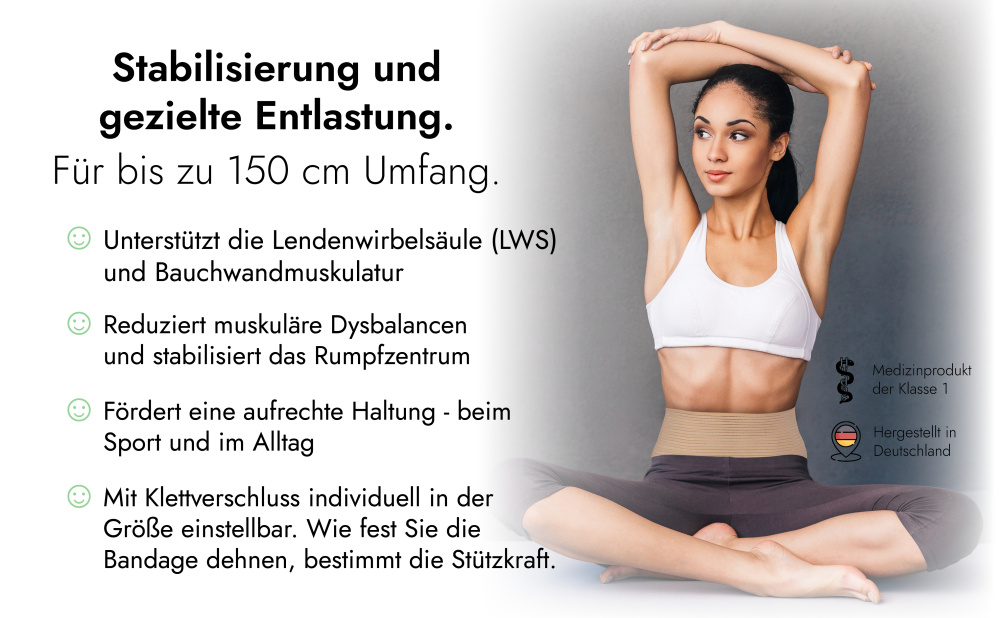 Bauch- und Rückenstützgürtel