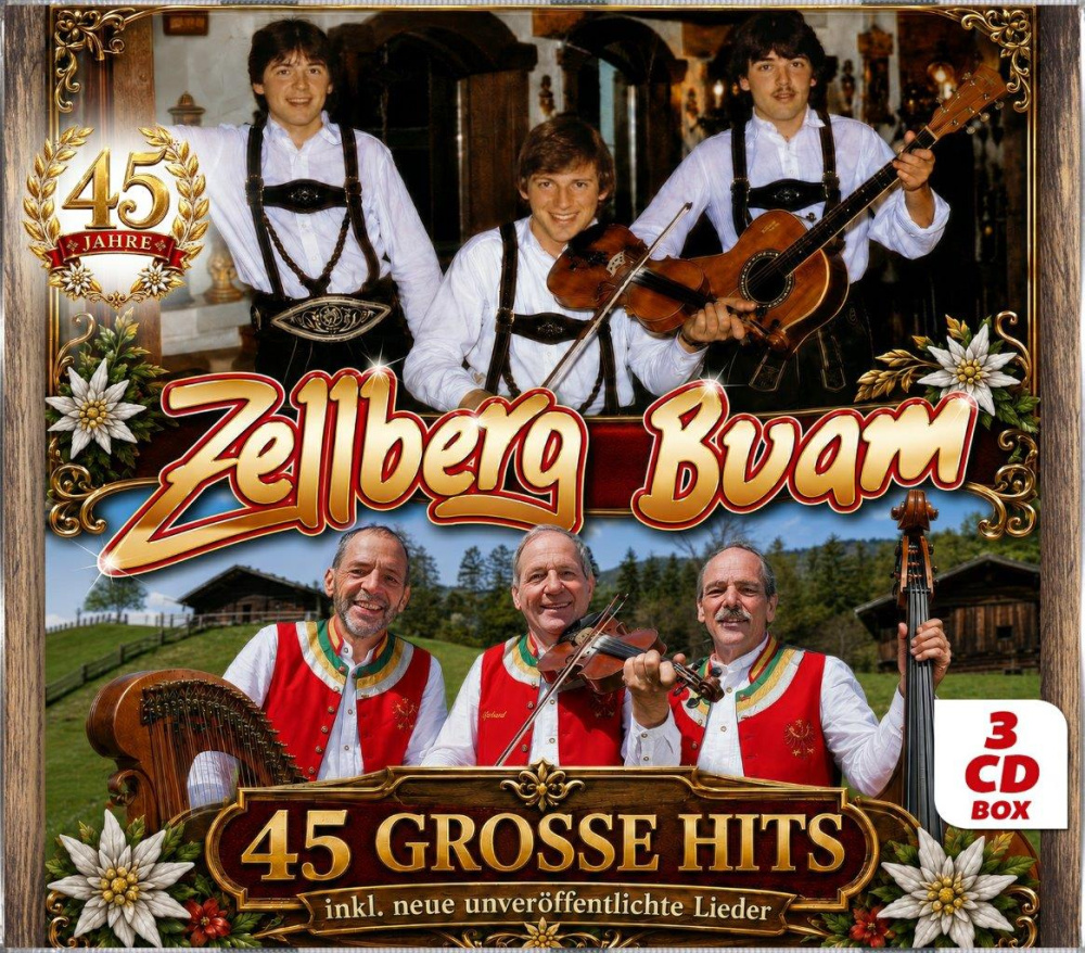 45 große Hits inkl. neue unveröffentlichte Lieder