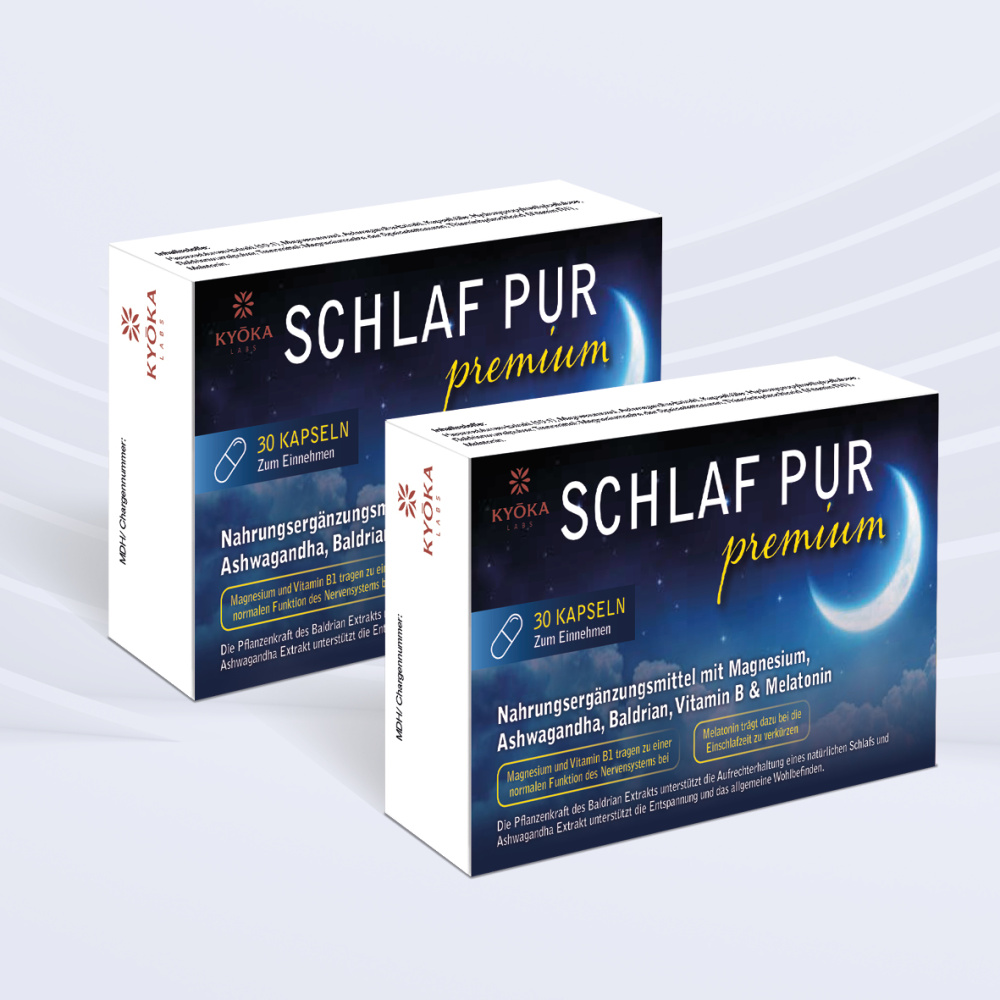 Unser 2-für-1-Startangebot: Kyoka Schlaf Pur Premium (2 x 30 Kapseln)