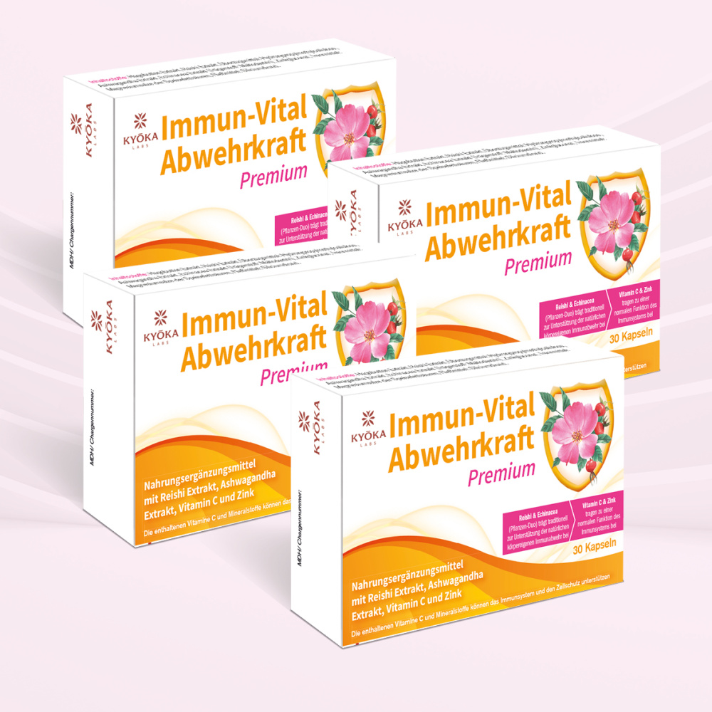 Produktabbildung: Kyoka Immun-Vital Abwehrkraft Premium (4 x 30 Kapseln)