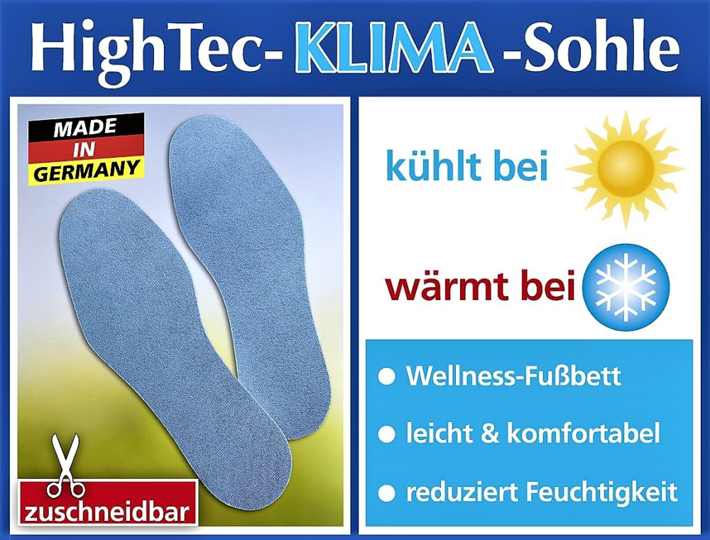 High-Tec Funktions-Sohle Gr.41-46 2 Paar