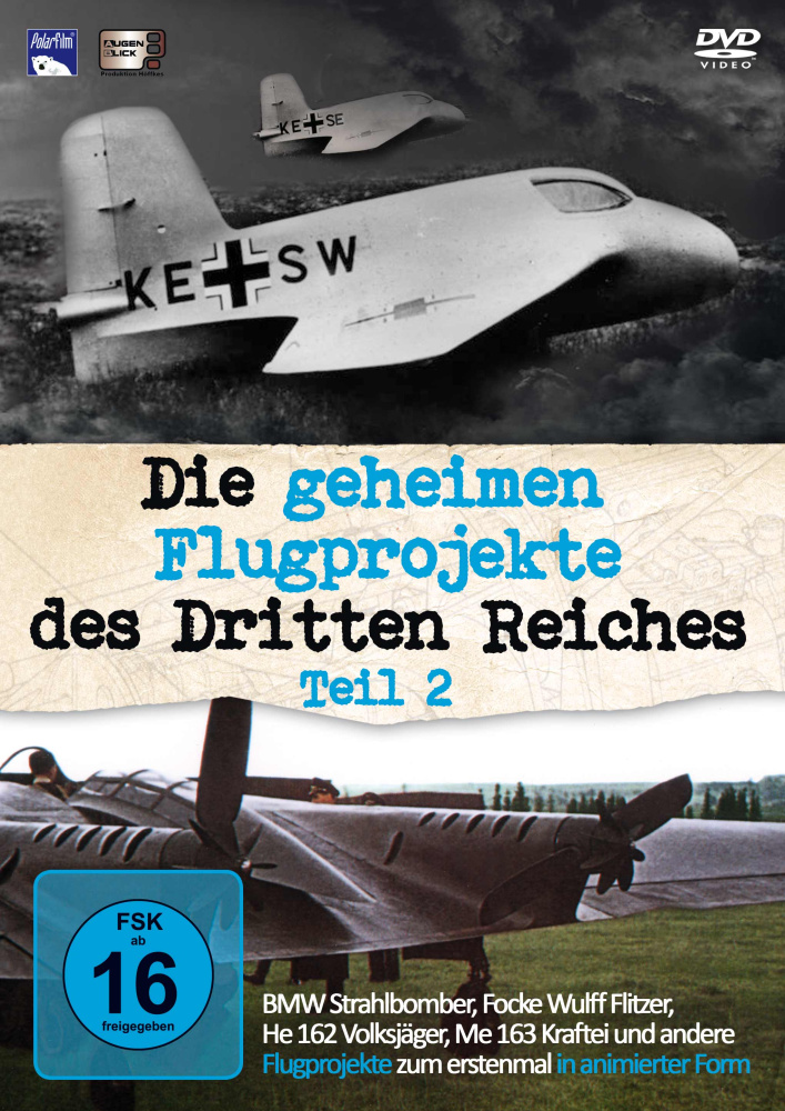 4028032071740 - Die geheimen Flugprojekte des Dritten Reiches - Teil 2 (DVD)