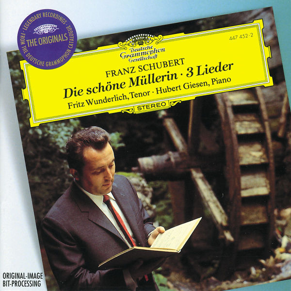 0028944745221 - Schubert Die schöne Müllerin 3 Lieder - Fritz Wunderlich Hubert Giesen (CD)