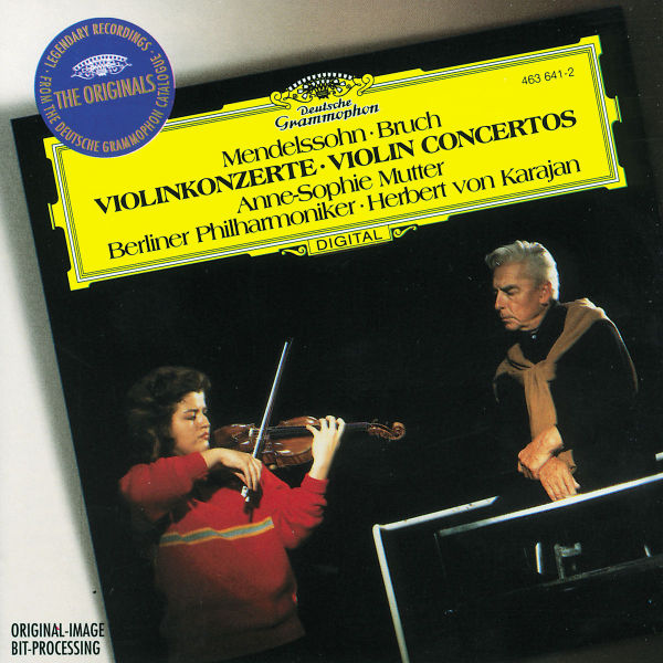 0028946364123 - Mendelssohn   Bruch Violin Concertos - Anne-Sophie Mutter Herbert von Karajan Bp (CD)