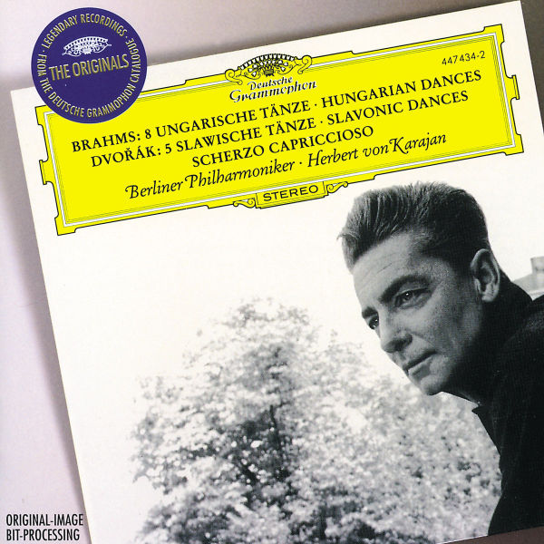 0028944743425 - Brahms 8 Hungarian Dances   Dvorák 5 Slavonic Dances Scherzo capriccioso - Herbert von Karajan Bp (CD)