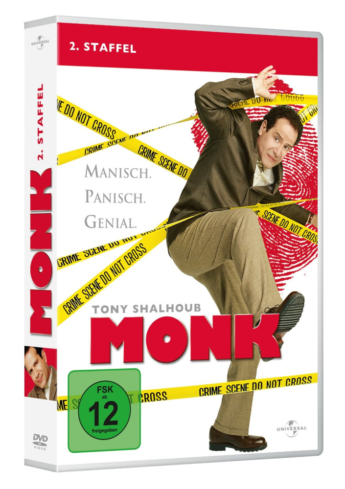 5050582844139 - Randall Zisk - GEBRAUCHT Monk - 2 Staffel [4 DVDs] - Preis vom 06062023 050843 h