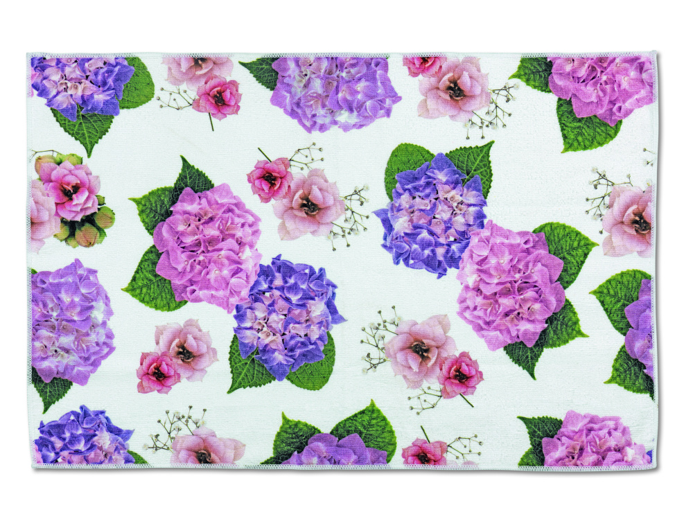 Geschirrtücher Microfaser "Hortensien" 10er-Set