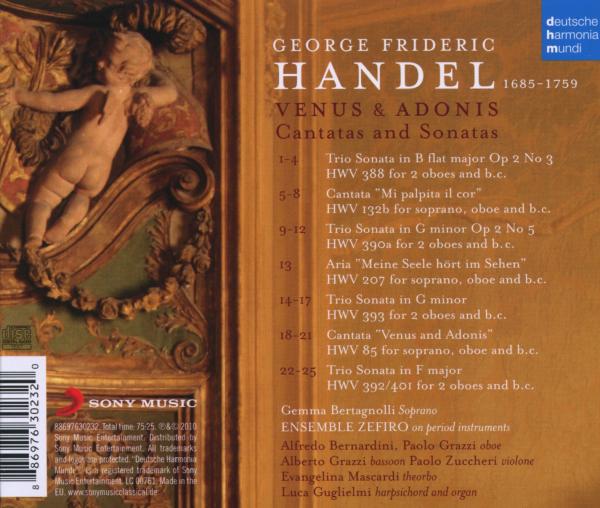 Venus & Adonis - Cantatas & Sonatas