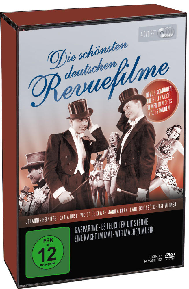 4020628860288 - Georg Jacoby - GEBRAUCHT Die schönsten deutschen Revue-Filme [4 DVDs] - Preis vom 02072023 051058 h