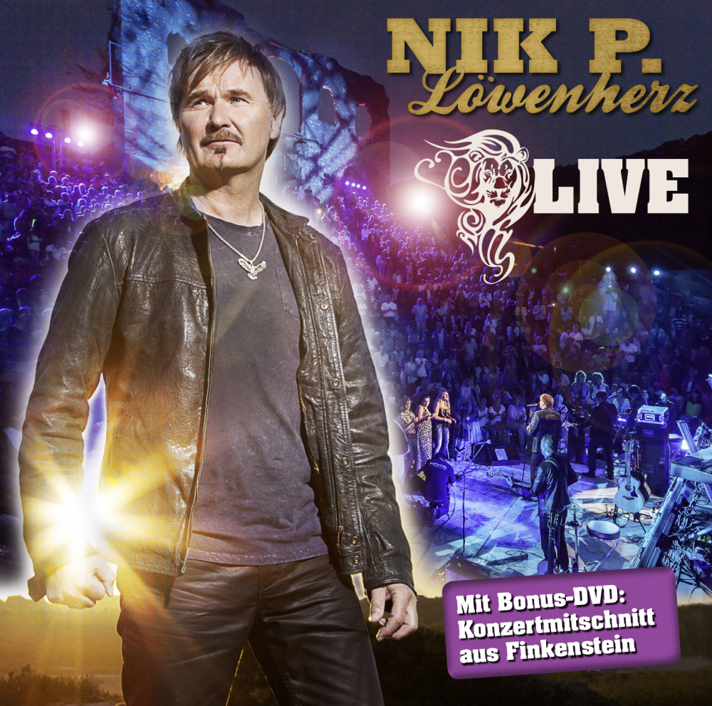 0888430726123 - Löwenherz (Live) - Nik P (Audio CD mit DVD)