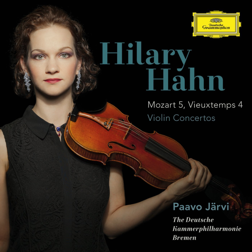 0028947939566 - Mozart Violin Concerto No5 In A K219   Vieuxtemps Violin Concerto No4 In D Minor Op31 - Hilary Hahn (CD)