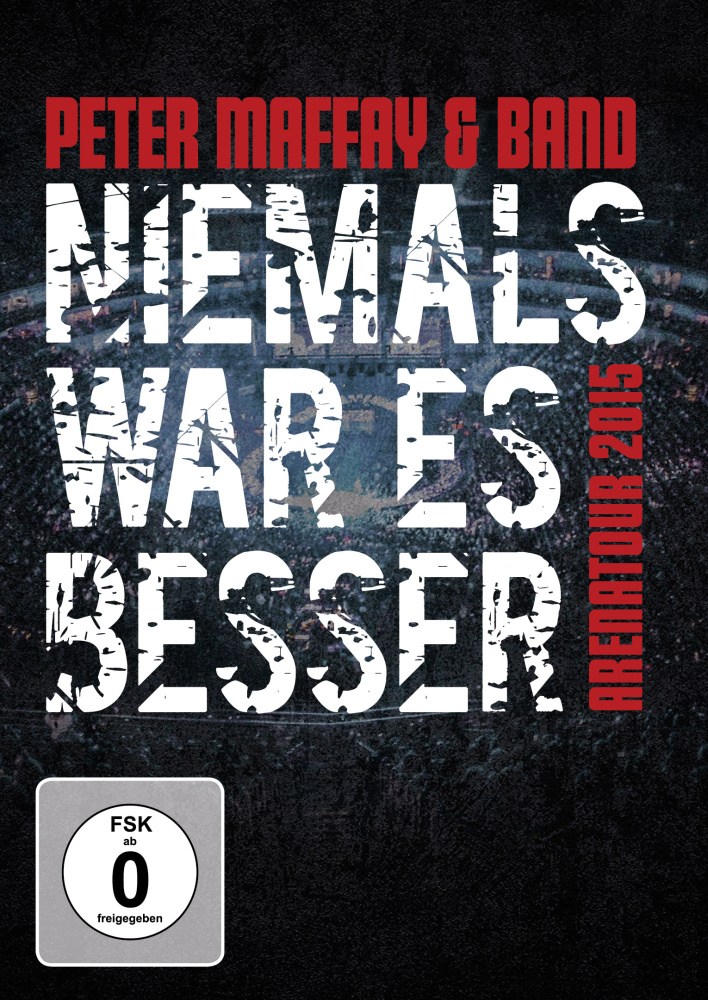 0888750498793 - Niemals war es besser (Live) - Arenatour 2015 - Peter Maffay (DVD)