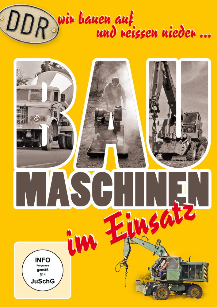 4250015788356 - DDR Baumaschinen im Einsatz