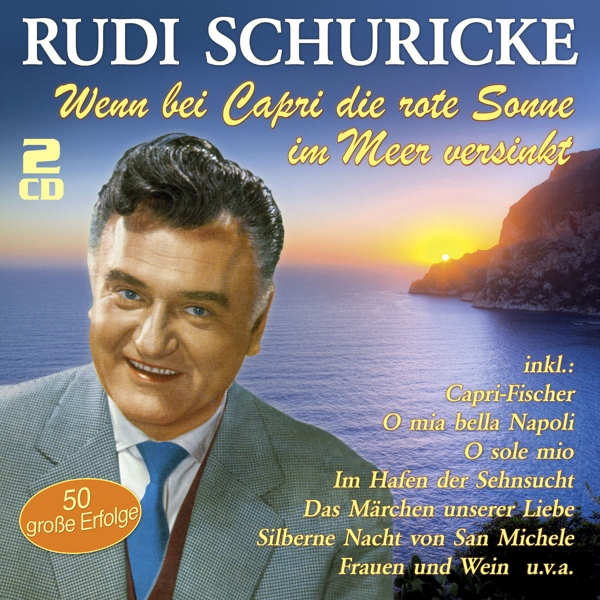 Wenn bei Capri die rote Sonne im Meer versinkt