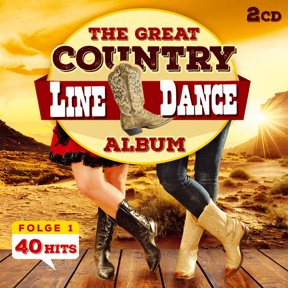 9003549551942 - The Great Country Line Dance Album 40 Hits - The Nashville Line Dance Band (CD)