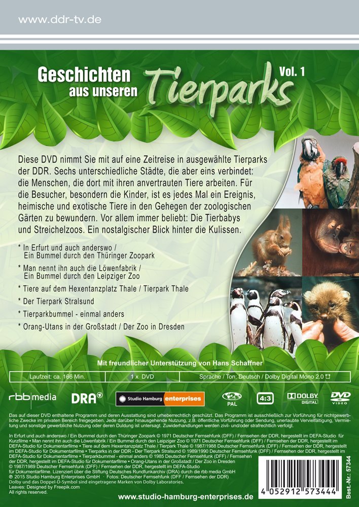 Geschichten aus unseren Tierparks Vol. 1 (DDR-TV-Archiv)