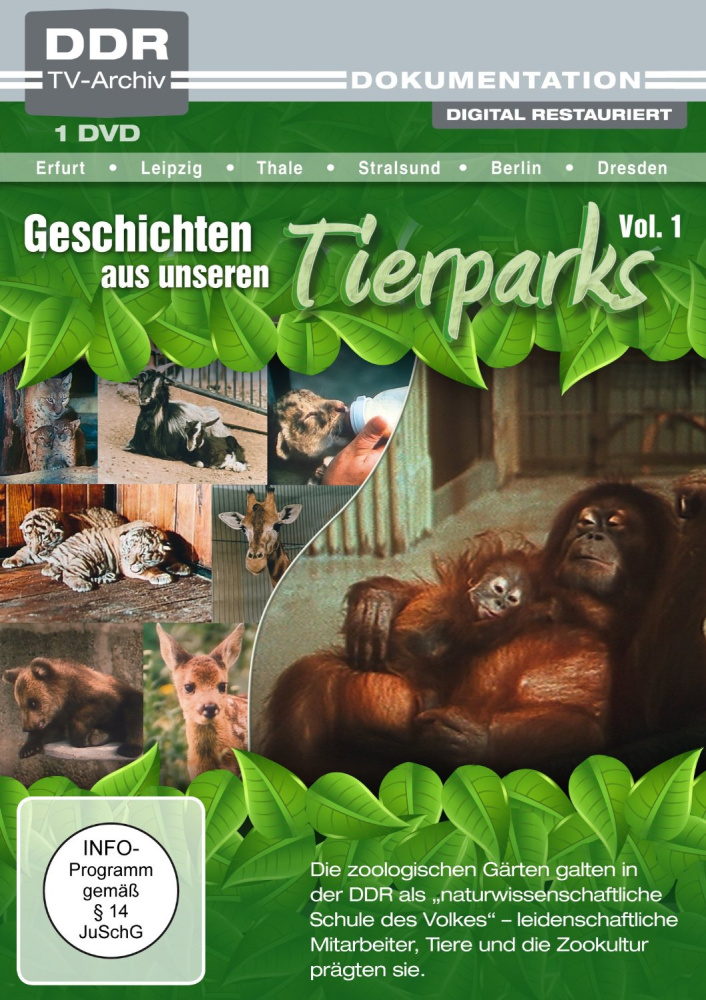 4052912573444 - Geschichten aus unseren Tierparks Vol 1 (DDR-TV-Archiv)