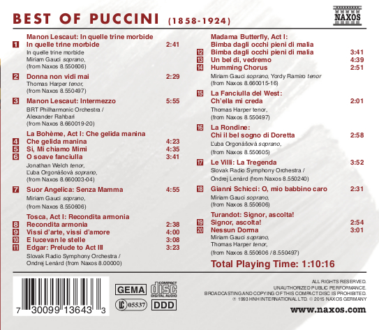 Best of Puccini