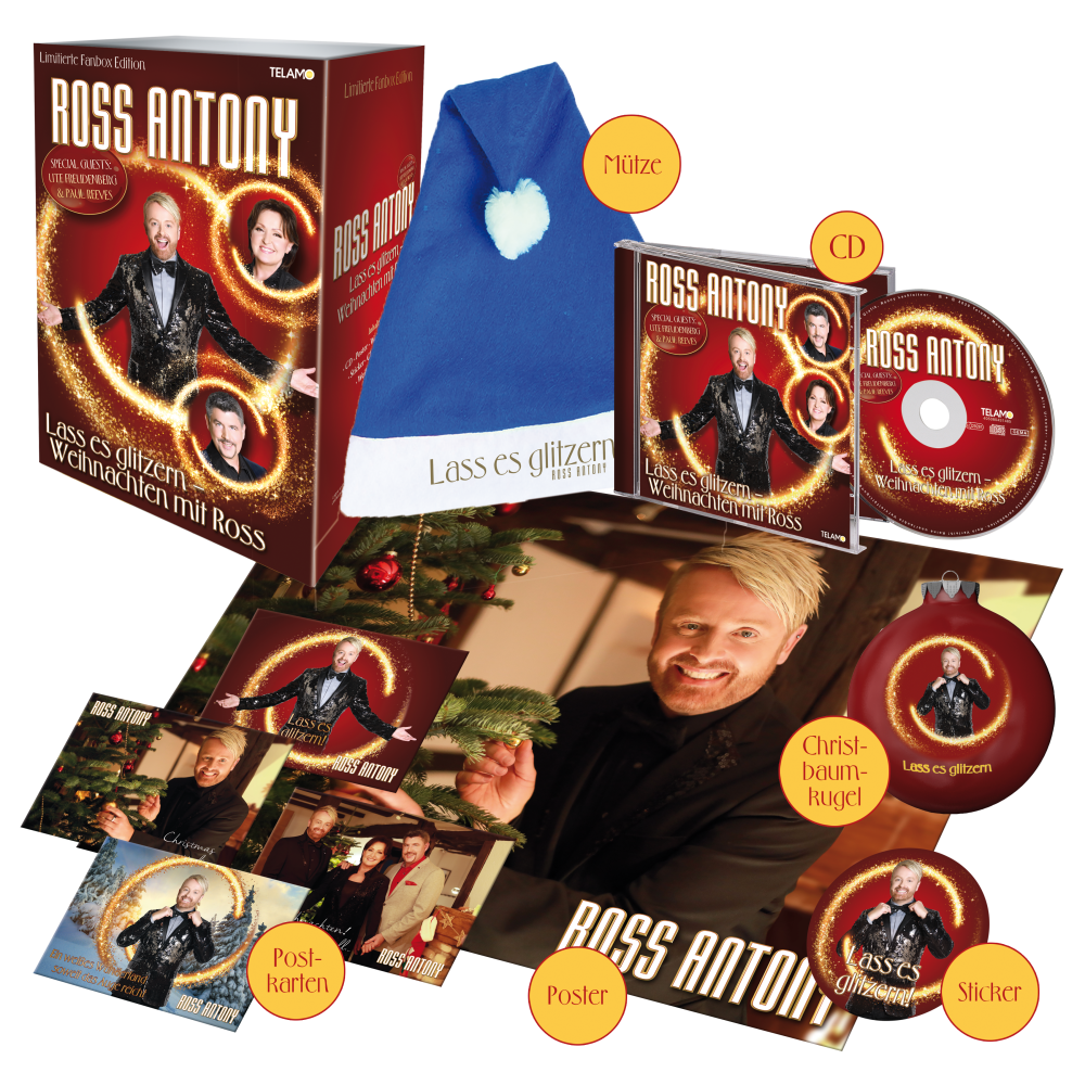 Produktabbildung: Lass es glitzern - Weihnachten mit Ross Fanbox