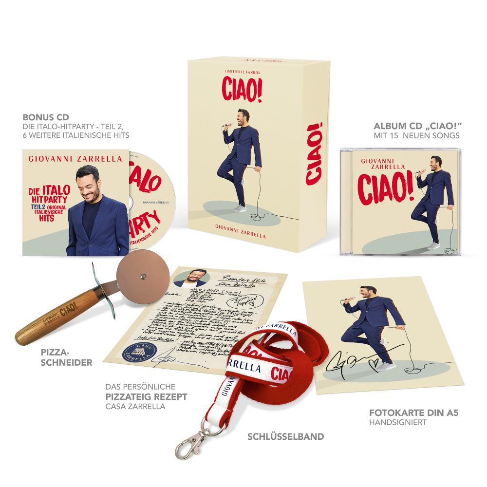 CIAO! Fanbox LIMITIERT + GRATIS Mega-Fanaufkleber