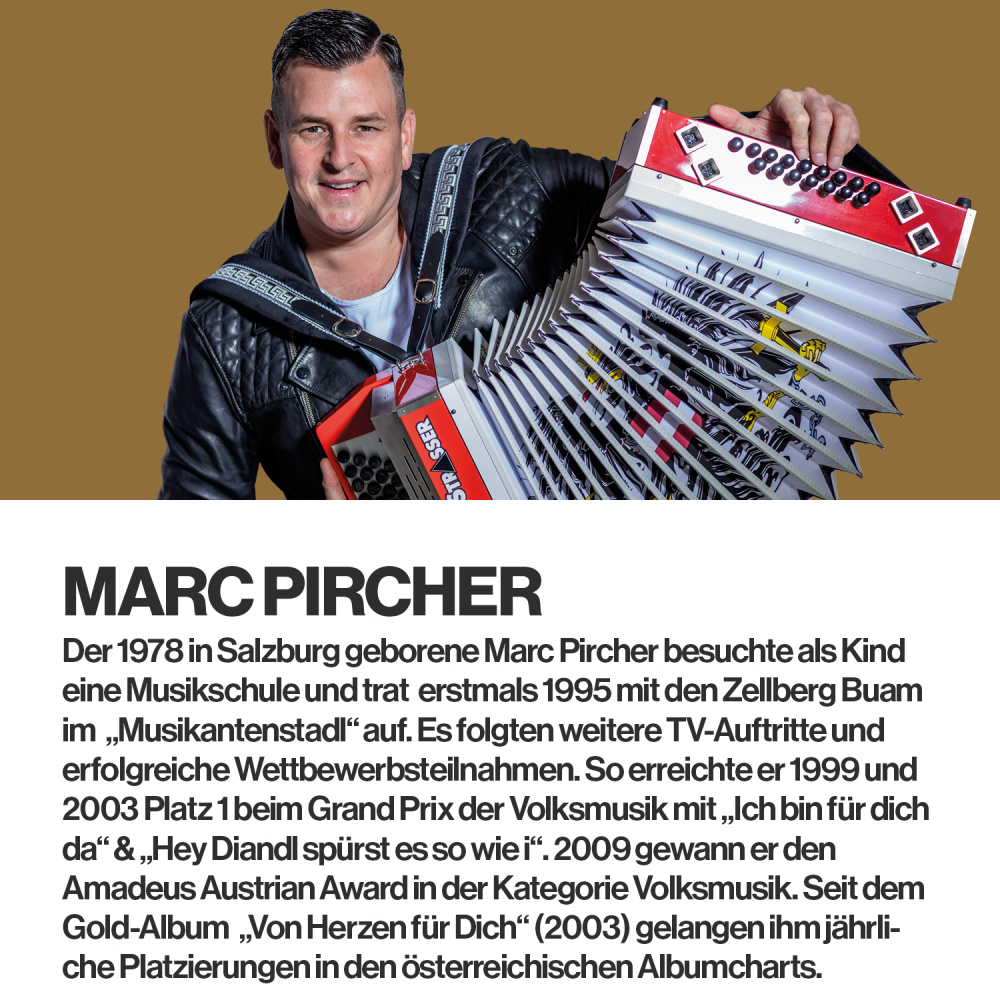 30 Jahre - Typisch Marc Pircher + GRATIS Schlüsselanhänger