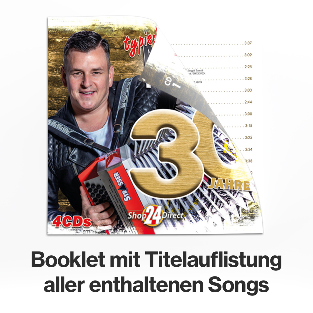 30 Jahre - Typisch Marc Pircher + GRATIS Schlüsselanhänger