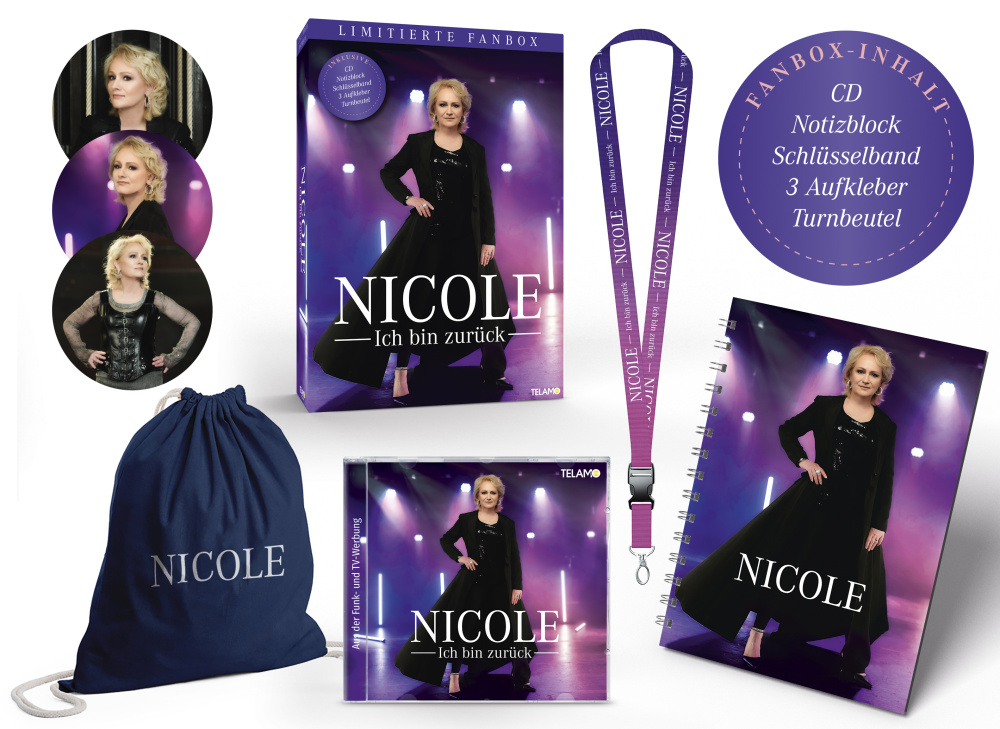 4053804212182 - Ich bin zurück (Limitierte Fanbox) - Nicole (Maxi CD)