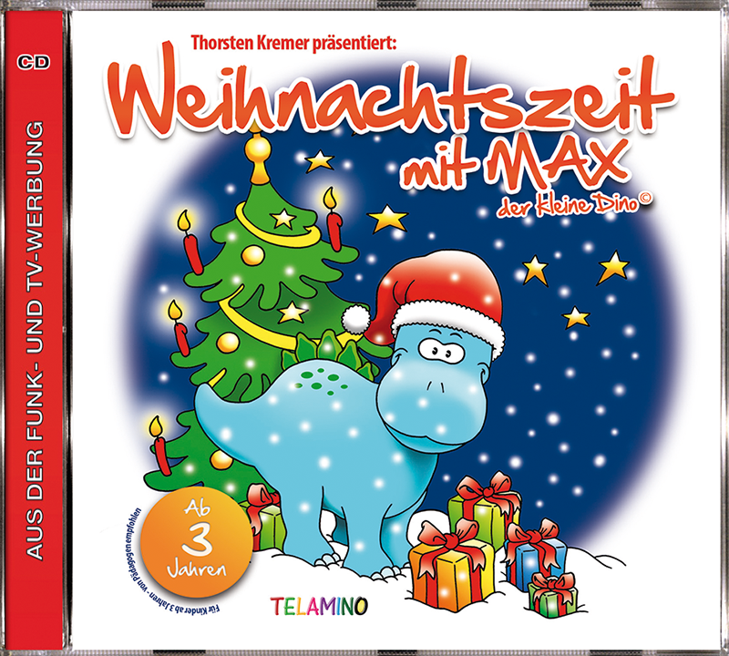 Produktabbildung: Thorsten Kremer präsentiert Weihnachtszeit mit MAX der kleine Dino