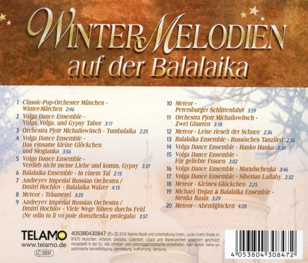 Wintermelodien auf der Balalaika