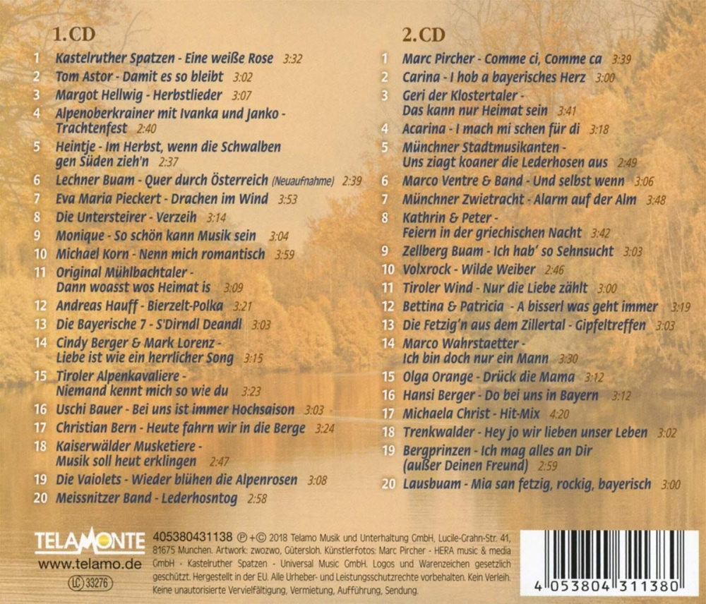 Die volkstümliche Hitparade Herbst 2018