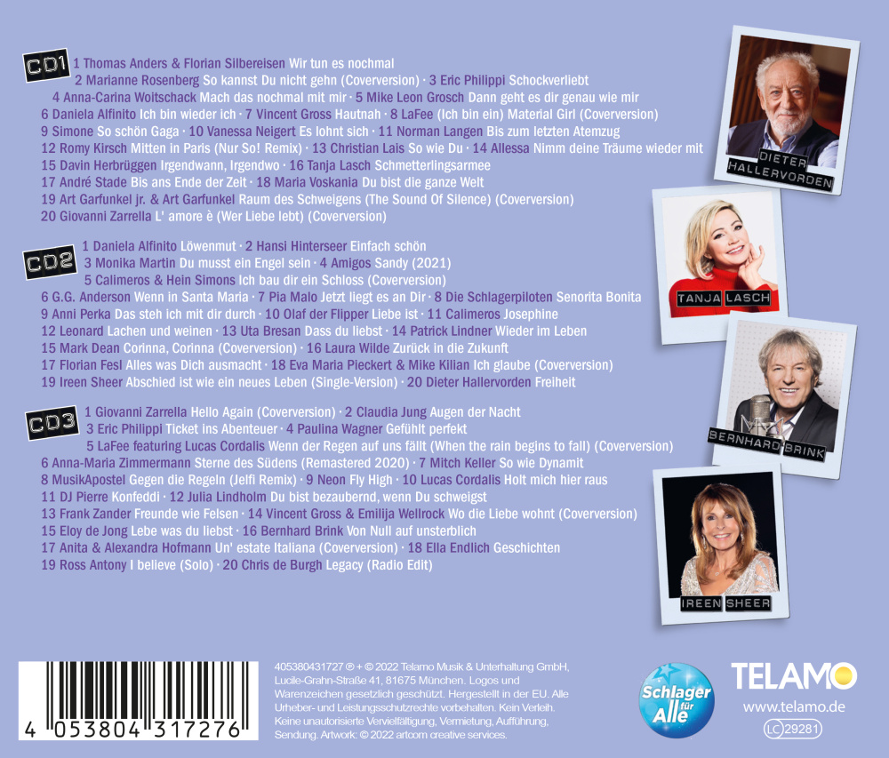 Schlager für Alle - Frühjahr/Sommer 2022