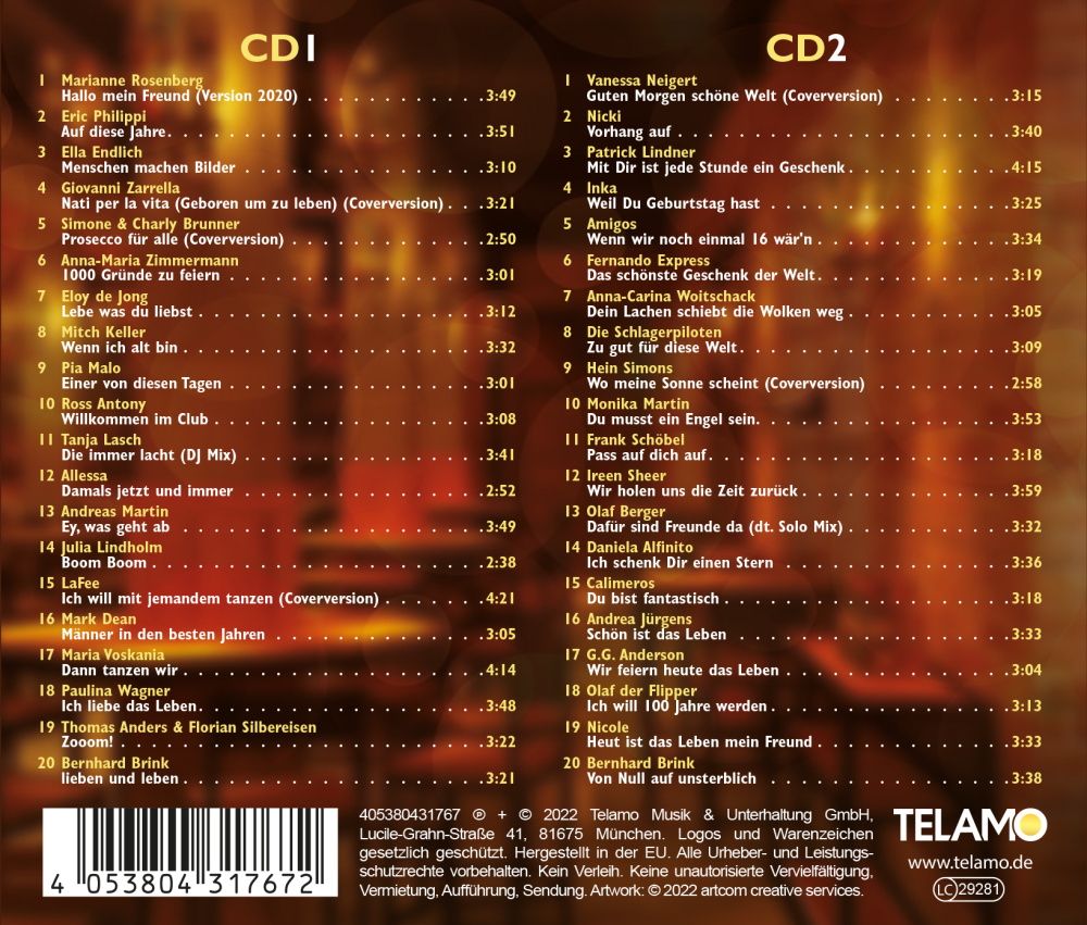 Stars gratulieren zum 70. Geburtstag von Bernhard Brink