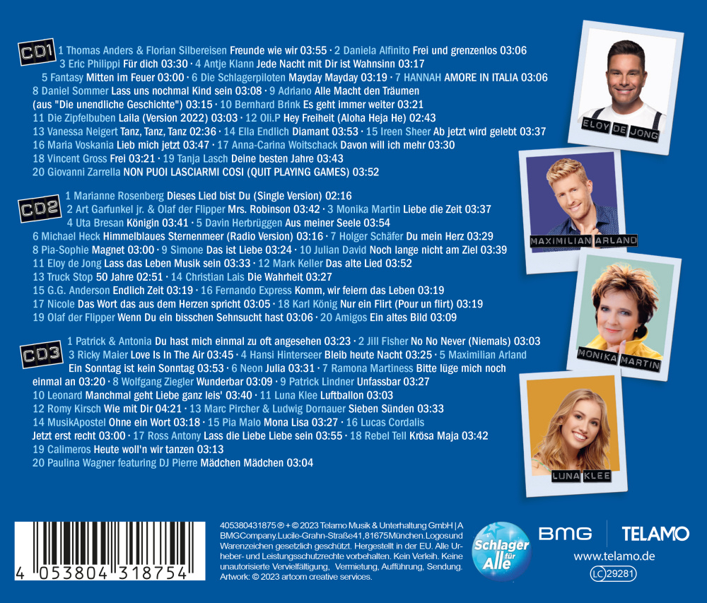 Schlager für Alle- Frühjahr/Sommer 2023