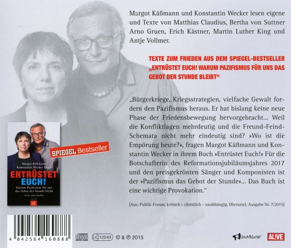 Entrüstet Euch!, 1 Audio-CD