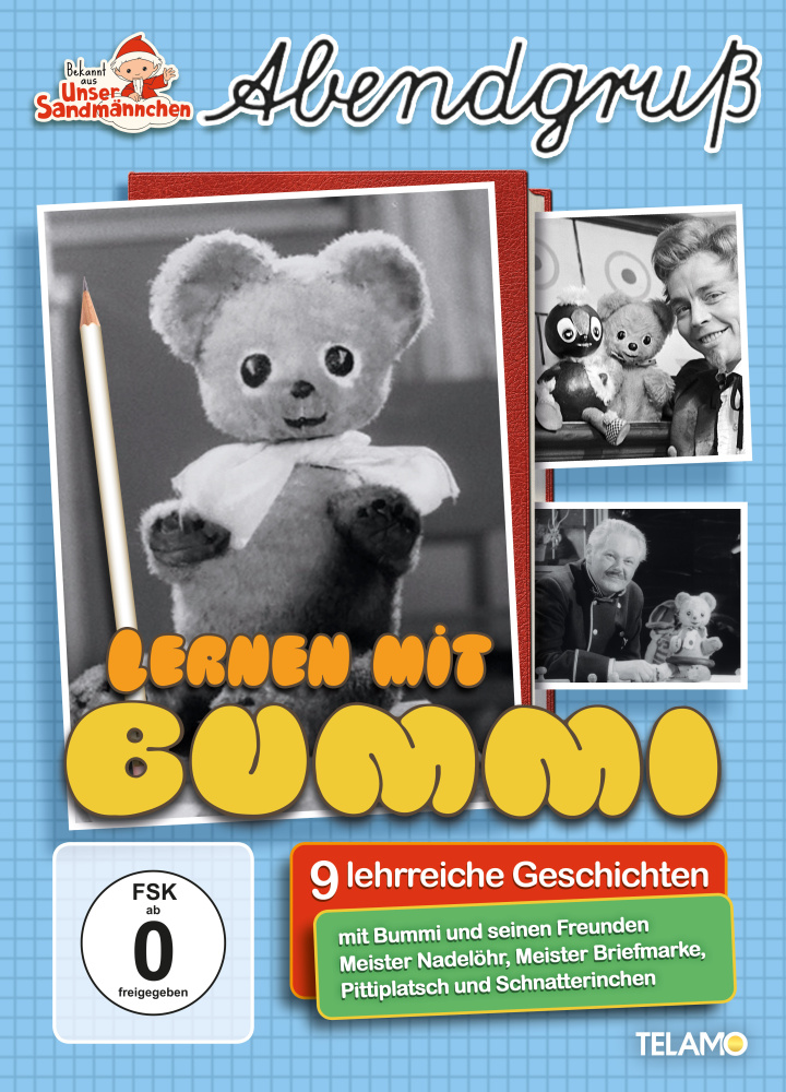 4053804900201 - Unser Sandmännchen - Abendgruß Lernen mit Bummi (DVD)