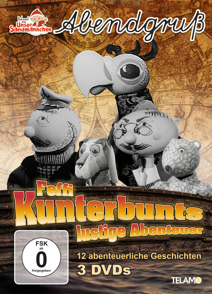 4053804900249 - Unser Sandmännchen Abendgruß Feffi Kunterbunts lustige Abenteuer