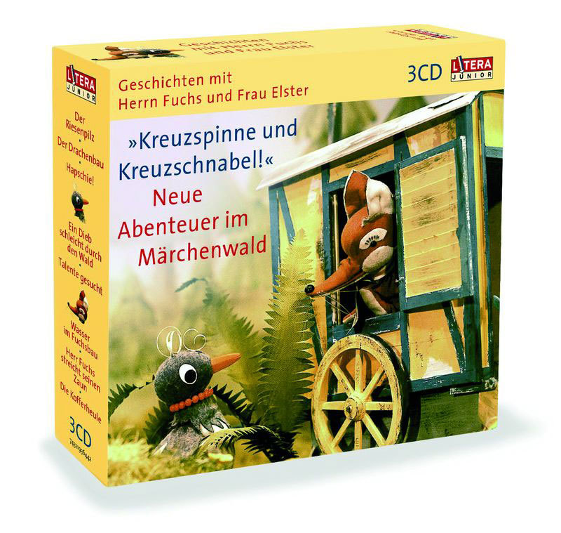 9783898303927 - Litera Junior - Geschichten mit Herrn Fuchs und Frau Elster - Kreuzspinne und Kreuzschnabel!3 Audio-CDs - Ursula Sturm Gerhard Sturm Heinz Fülfe (H