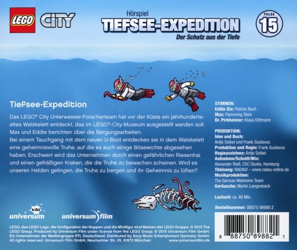 LEGO City - Tiefsee-Expedition, 1 Audio-CD
